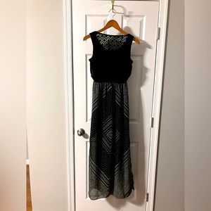 AB Studio Black Maxi Dress Size Small
